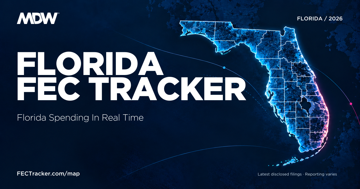 Florida 2026 Money Map | FECTracker · MDW Research